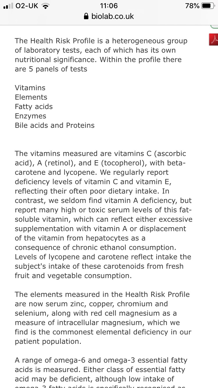 BioLab Vitamin A toxicity